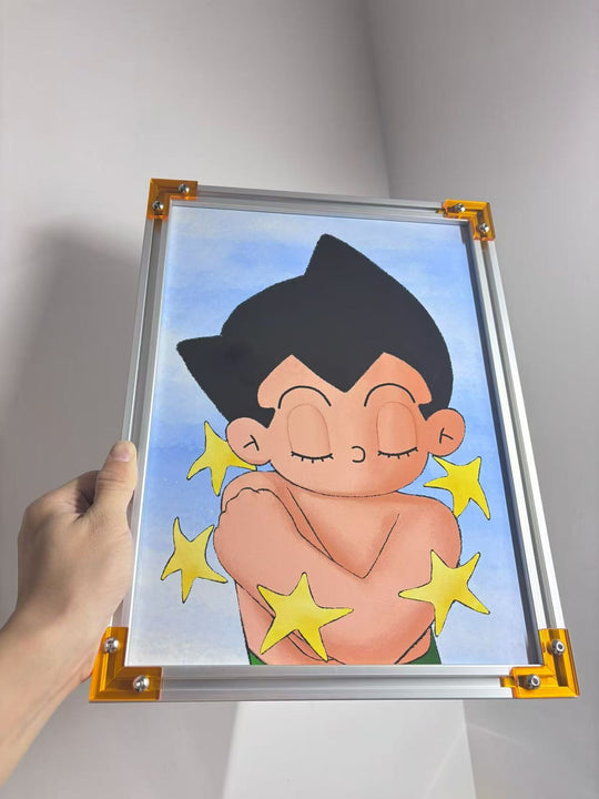A PLACE WITHIN framed art print in a hand-assembled aluminum frame